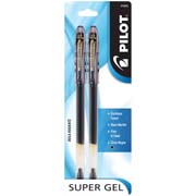[PIIL-BOL-13010] Bolígrafo fino Super Gel Pilot tinta gelpunta rodante, color negro, blister