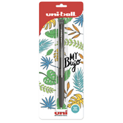 [AZO-BOL-U155NE] Bolígrafo fino de gel retráctil Uni-B all 0.7 mm color negro blíster