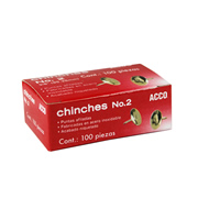 Chinche no. 2 ACCO chinche metálica .