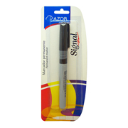 [AZO-MAR-30101] Marcador permanente fino Signal punta bala 1.5 mm color negro blíster