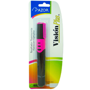 [AZO-MAR-2610RS] Resaltador de texto Vision Plus punta cincel 6 mm color rosa blíster