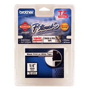 [BRO-CIN-TZ211] Cinta brother color negro sobre blanco TZE211