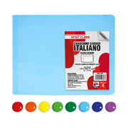 [DIE-CUA-9653] Cuaderno cosido Dietrix forma italiana blanco 100 hojas colores surtidos