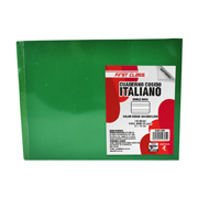 [DIE-CUA-9395] Cuaderno cosido Dietrix forma italiana doble raya 100 hojas color verde obscuro