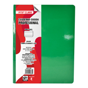 [DIE-CUA-9680] Cuaderno cosido Dietrix profesional doble raya 100 hojas color  verde obscuro
