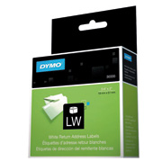 [BER-CNT-M30330] Etiqueta DYMO blanca de 50x20mm etiqu para remitente, 1 rollo con 50 piezas