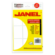 [JAN-ETQ-13] Etiqueta blanca JANEL clasica no. 13 con180 etiquetas de 67x47mm