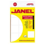 [JAN-ETQ-19] Etiqueta blanca JANEL clasica no. 19 con168 etiquetas de 50x50mm