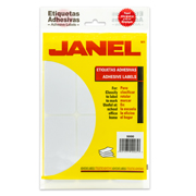 [JAN-ETQ-25] Etiqueta blanca JANEL clasica no. 25 con84 etiquetas de 50x100mm