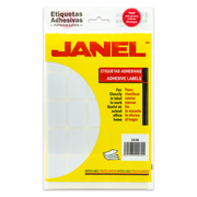 [JAN-ETQ-7] Etiqueta blanca JANEL clasica no. 7 con 500 etiquetas de 25x38mm
