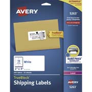 [AVE-ETI-5263] Etiqueta tecnología laser AVERY color blanco