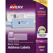 [AVE-ETI-5662] Etiqueta tecnología laser AVERY traslúcida