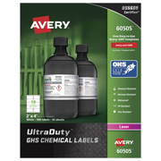 [AVE-ETI-60505] Etiqueta tecnología laser AVERY ultraduty GHS para quimicos