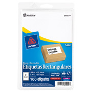 [AVE-ETI-5444] Etiqueta tecnología laser/inkjet AVER olor blanco