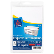 [AVE-ETI-5454] Etiqueta tecnología laser/inkjet AVERY color blanco