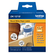 [BRO-ETI-DK1219] Etiquetas brother de papel redondas DK1219