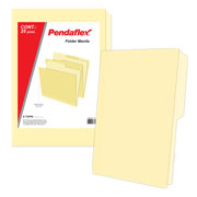 [ESS-FOL-M1025] Folder manila Pendaflex oficio color crema ceja 1/2 caja con 25 pzas