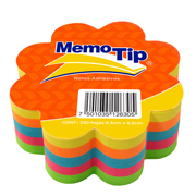 [JAN-PST-250FLOR] Notas Adhesivas Memo Tip forma flor con 250 hojas de 6.3 x 6.3 cm