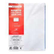 [DIE-CUA-2294] Repuesto para carpeta Dietrix carta 5 mm100 hojas con filo de colores